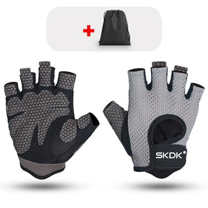Fitness Handschuhe mit Silikoneinlage